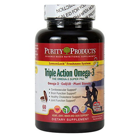 Purity Products - Triple Action Omega-3 Super Pill - 60 Gélules