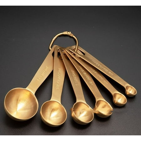 

Homeex Rose Gold Copper Plated Stainless Steel Measuring Spoon C