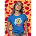thumbnail image 2 of Cinco De Mayo Cactus W Guitar Shaped T-Shirt Women -Image by Shutterstock, Female XX-Large, 2 of 4