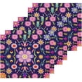 thumbnail image 2 of Coolnut Cute Flower Pattern Washcloths, Soft and Absorbent Cotton Towel, 4 Pack 12 X 12 Inches Premium Quick Dry Face Towel Wash cloth, 2 of 7