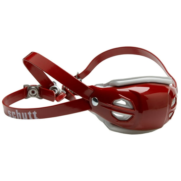 Schutt Youth Elite Hard Cup Chin Strap Scarlet Red S