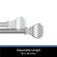 thumbnail image 5 of Mainstays 1/2" Benton Petite Café Adjustable Curtain Rod, 28-48", Brushed Nickel, 5 of 6