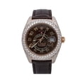 thumbnail image 1 of Pre-Owned Rolex Sky-Dweller 42MM 326135 Chocolate Arabic Dial Diamond Bezel Brown Leather Strap 15.75ct, 1 of 8