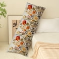 thumbnail image 7 of Long Body Pillow Cover/Case with Hidden Zipper, Vintage Wildflowers Pattern Printed, 20x54 inches, 7 of 7