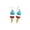 Z02, variant on hgiogi 4th Of July Hook Star Dangle Earrings Patriotic Festival Jewelry For Independence Day Celebration Party