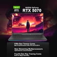 thumbnail image 5 of ASUS ROG Strix G18 G814 Gaming Laptop 18" 2.5k (2560x1600) 240Hz (100% DCI-P3) AMD 16-core Ryzen 9 9955HX (>i9-14900HX) 32GB DDR5 1TB SSD GeForce RTX 5070 RGB Backlit FHD Camera Win11 ICP Hub, 5 of 9