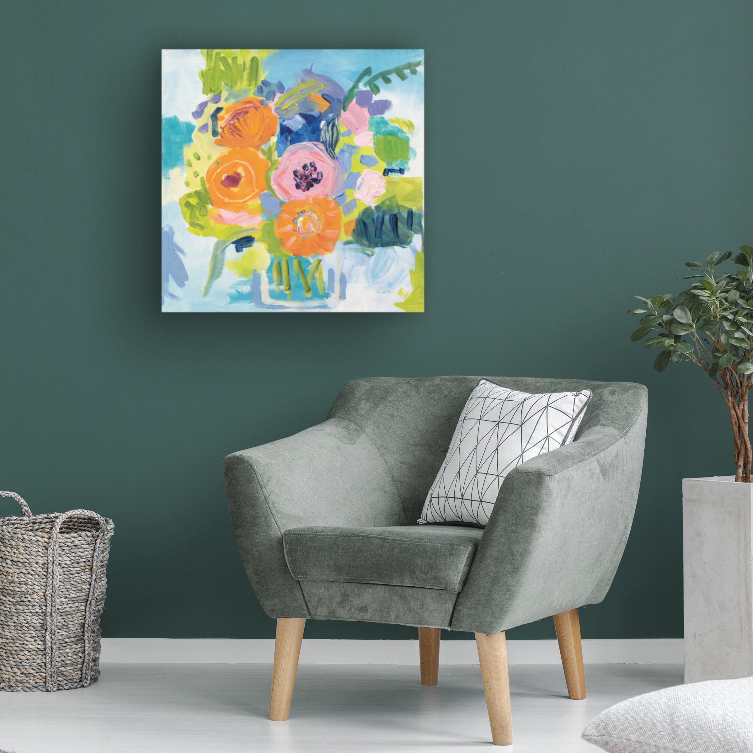 Farida Zaman 'Summer Bouquet' Canvas Art