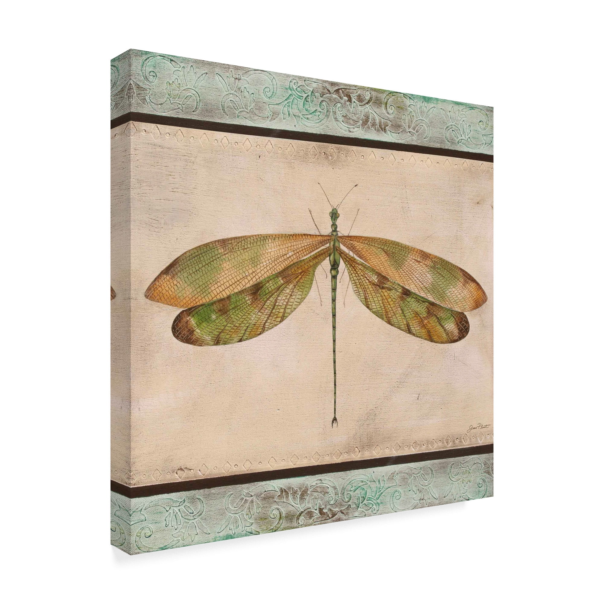 Trademark Fine Art 'Dragonfly Tapestry' Canvas Art by Jean Plout