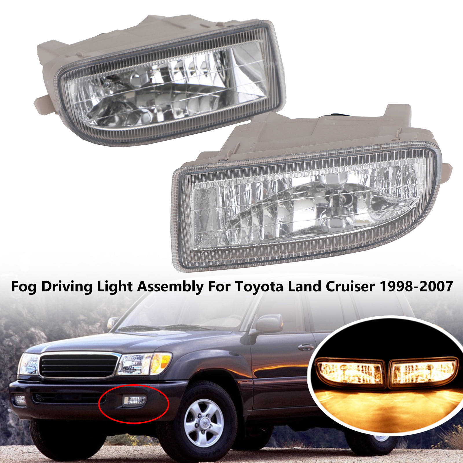 Fits TOYOTA PRIUS 04 05 06 07 08 09 FRONT BUMPER FOG LAMP LIGHT GRILLE COVER RH 
