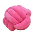 thumbnail image 2 of almohada de bola de nudo,almohada de bola de nudo suave almohada de tiro redondo de terciopelo,Cojín Decoración del hogar Almohada de felpa decorativa,Lanzar almohada anudada para, 2 of 8