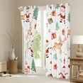 thumbnail image 3 of jejeloiu Kawaii Santa Claus Black Out Curtains,Merry Christmas Curtains Pack of 2 (42x63 Each),Xmas Reindeer Gifts Bedroom Curtains For Children,Lightweight Room Decor, 3 of 6
