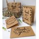 thumbnail image 4 of 120 elegantes tarjetas de agradecimiento de papel kraft blanco con sobres y pegatinas de papel kraft, 6 diseños a granel con letras negras para bodas, negocios, formales y todas las ocasiones, 4 x 6, 4 of 6