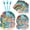 Bye Bye School Hello Pool, variant on Last Toast on the Coast Bachelorette Tableware Party Decorations, 96PCS Coast Bachelorette Disposable Paper Plates and Napkins Forks Decoration for Birthday Decor, Serve 24