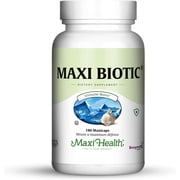 Maxi Health Maxi Biotic Aged Garlic Extract for Adults – Kyolic Garlic, Echinacea & Spirulina – 180 Caps