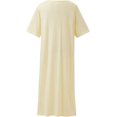 thumbnail image 2 of Chemises de Nuit d'Été pour Femmes, Douce 100 % Coton Confortable Légère à Manches Courtes Nuisette pour Dames, 2 of 5
