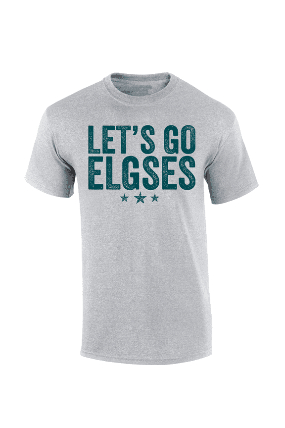 Let's Go Elgses! Eagles Won The National Football Playoff Short-Sleeve T-shirt-Sports Grey-xxl