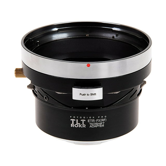 Fotodiox Pro TLT ROKR - Tilt/Shift Lens Mount Adapter for Bronica ETR Mount SLR Lenses to Fujifilm Fuji X-Series Mirrorless Camera Body
