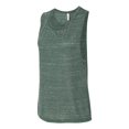 thumbnail image 2 of Ladies' Flowy Scoop Muscle Tank - FOREST MARBLE - XL, 2 of 5