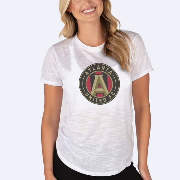 Women's-Concepts Sport White Atlanta United FC Infuse Slub Knit-Top
