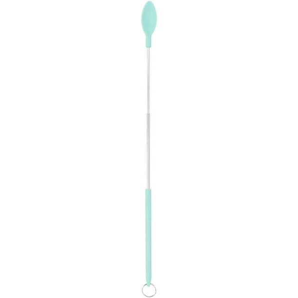 Juego de espátula de silicona Mini raspador de tarro Espátula de silicona pequeña Espátula de maquillaje Mini espátula Agitador de loción Obtenga la última gota de botellas de alimentos Productos de