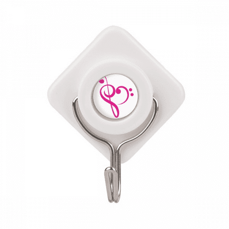 

High-nute Low-nute Hearts Adhesive Wall Hooks Hanging Self Sticky