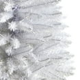 thumbnail image 5 of Nearly Natural 3' White Slim Artificial Christmas Tree Prelit 50 Warm White LED Lights, 5 of 10