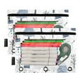 thumbnail image 5 of FORMRS 2 Pack Pencil Pouch for 3 Ring Binder with Clear Window Zipper Case, Cute Snowmen, 5 of 6