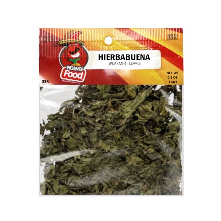 Picante Food Hierbabuena Spearmint Leaves - 0.5 oz (Pack Of 12)