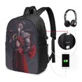 thumbnail image 2 of Mortal Kombat Laptop Backpack, Daypack Backpack For Work College, Extra Large Travel Backpack, Computer Backpack With Usb Port, 17x12x6.5 Inch Book Bag, 2 of 9