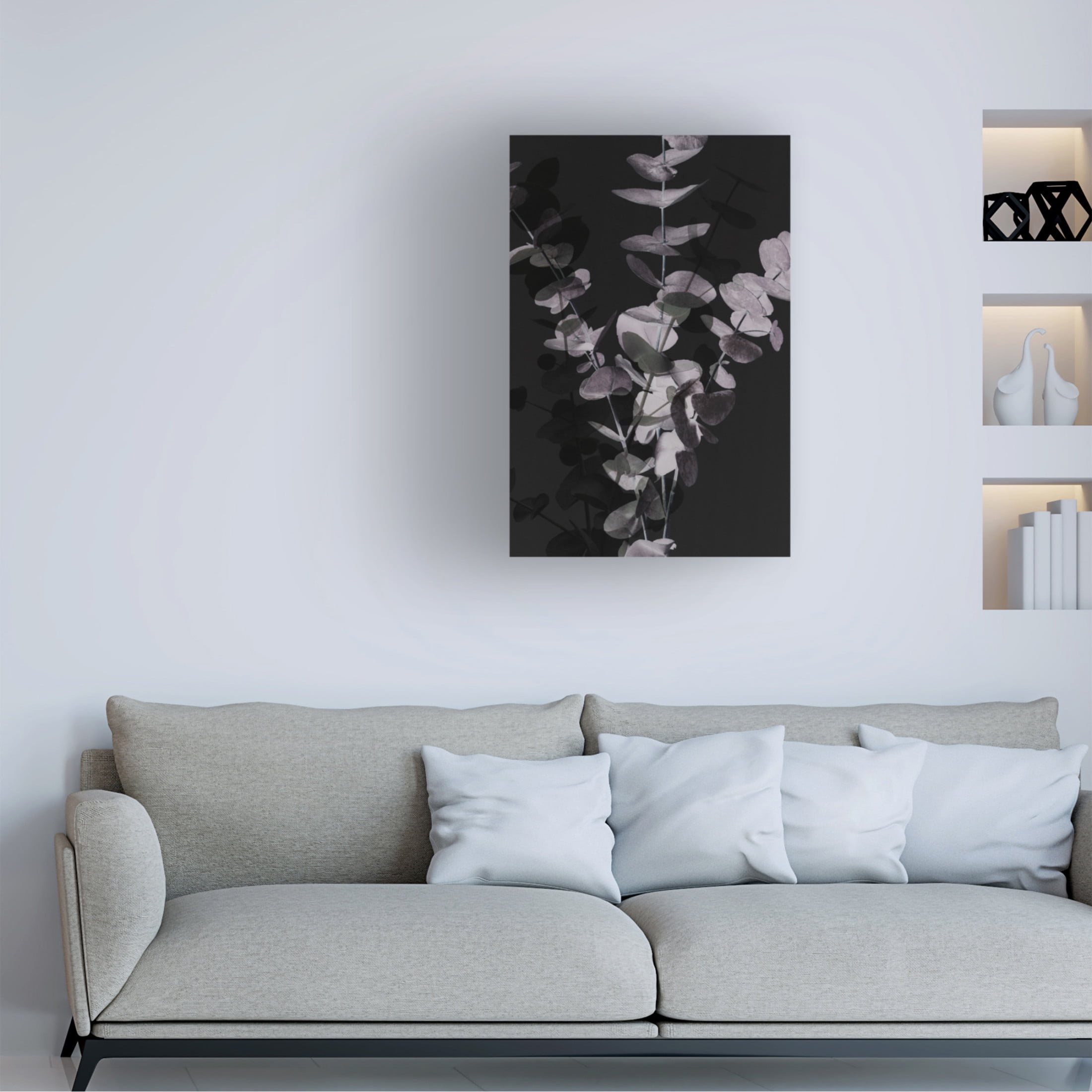 Pictufy Studio III 'Eucalyptus Negative 1' Canvas Art - 22 x 32 Inches
