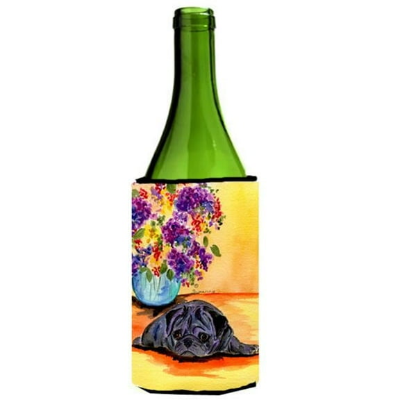 Pug Wine bottle sleeve Hugger - 24 oz.