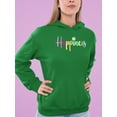 thumbnail image 2 of Happiness With Daisy Hoodie Women -Image by Shutterstock, Female Medium, 2 of 4