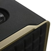 JBL Authentics 300 - Portable smart home speaker with Wi-Fi, Bluetooth and voice assistants with retro design. - Black