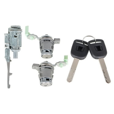 LABLT Ignition Switch Cylinder and Door Lock Cylinder 72146-S73-003 72145-S73-003 with Keys Replacement for Honda Civic CR-V Element S2000