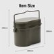 thumbnail image 4 of Fiambrera portátil de aluminio, caja bento, contenedores de comida para acampar con, 4 of 8