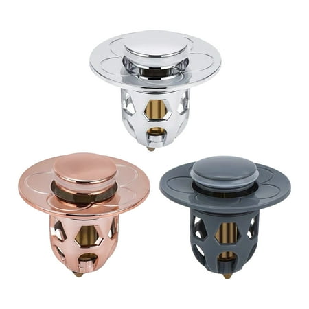 

Washbasin Electroplating Drainer Bouncing Core Washbasin Pool Basin Copper Core Push Type Bouncing Core Leaking Plug