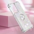 thumbnail image 4 of Funda para Xiaomi POCO F5 Pro 5G con Brillo Líquido Flotante, Purpurina, Parachoques y Anillo Giratorio Soporte, 4 of 5