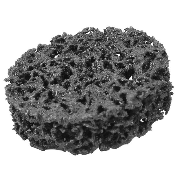 Disco de pulido con tira de polietileno de 2 pulgadas y 50 mm con bloqueo de rodillo, rueda de pulido para quitar óxido y pintura (negro)