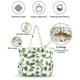 thumbnail image 3 of Fiudx Bolsa de Playa Grande con Diseño de Palmera Tropical de Verano, Lona/Tela Oxford, Color Verde, Bolsillo con Cremallera, Ideal para Viajes Al Aire Libre, Diseño Espacioso y Elegante, Fácil de Ll, 3 of 6
