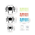 cpengpj Clearance Hanging Spider Halloween Outdoor Decorations Luminous