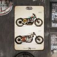 thumbnail image 2 of Hojalata Rectangular 30*40cm Serie Motocicleta Plano, 2 of 9