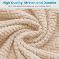 thumbnail image 4 of Universal Stretch Dining Room Chairs Slipcover, Removable Washable Chair Seat Protector with Skirt  for Restaurant, Banquet Dining Chair, 4 of 16