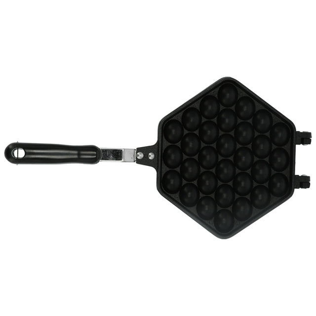 Fyydes Egg Puff Waffle Maker Double-sided Non-stick Coating Waffle Maker With Stainless Steel Handle For Breakfast For Home Kitchen