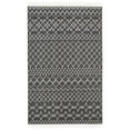 thumbnail image 2 of SAFAVIEH Kilim Charmaine Geometric Wool Area Rug, Charcoal/Ivory, 4' x 6', 2 of 5