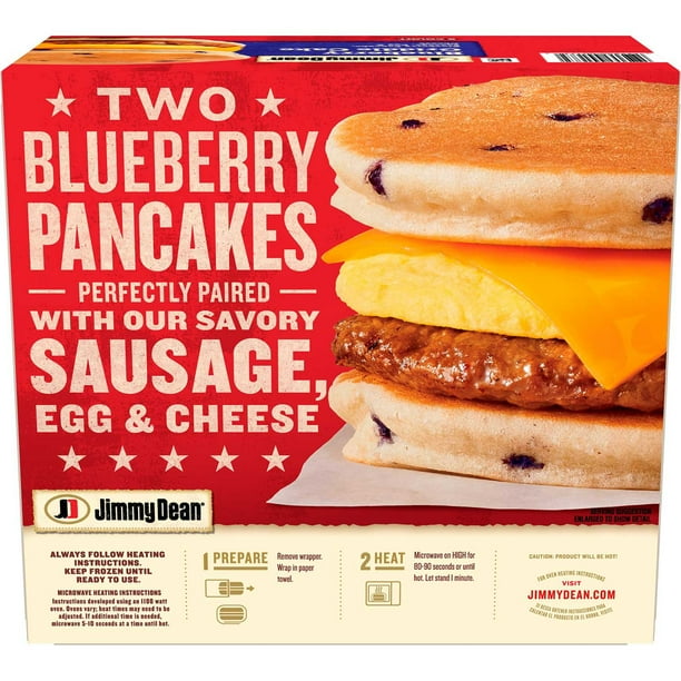 Blueberry Pancake Sausage On Blueberry Breakfast Corn Dogs Jimmy