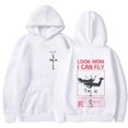 thumbnail image 5 of Sudadera con capucha estampada para hombre LOOK MOM I CAN FLY, ropa creativa con cuello redondo, sudadera de moda de gran tamaño, sudadera con capucha de cuello redondo para hombre, 5 of 5