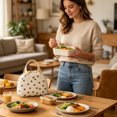 thumbnail image 5 of TAROFISH Unisex Corduroy Lunch Bag, Featuring a Reusable Insulated Lunch Box, A Water Bottle Pocket and Side Pockets; a Large-Capacity Reusable Insulated Bag, Ideal for Work, Picnics and Travel, 5 of 5