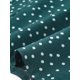 thumbnail image 5 of Blusa de mujer Inspire Chic con cuello en V, mangas 3/4, estampado de lunares y corazones, parte delantera con botones, verde teal, talla XS, 5 of 6