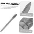 thumbnail image 4 of 1 PC Metal Ground Spike Support Fishing Rod Pole Beach Umbrella Pole Sand Parasol Hook Support Silver Metal Spike for Outdoor Parasol Support, 4 of 5