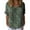 Army Green, variant on T-Shirts Womens with Sayings Under 20$, Women's Short Sleeve V Neck Short Sleeve Plant Flower Print European And American Large Size T Shirt